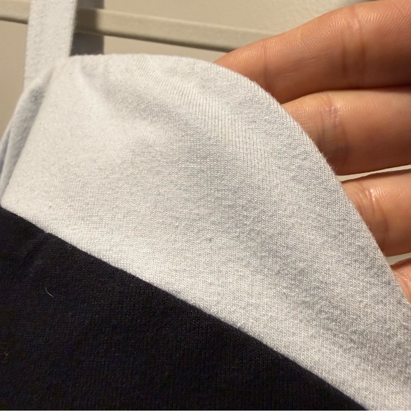 Reformation Nelle Knit Midi Dress - Black/White Contrast - XL - Picture 7 of 7